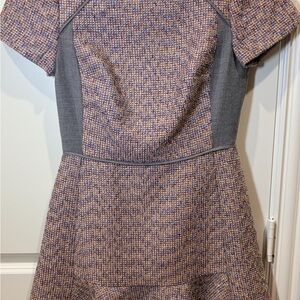 J.Crew Sheath Dress in Textured Metallic Tweed Size 0